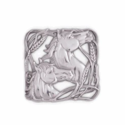 Arthur Court Equestrian Trivet - Horse With Wheat