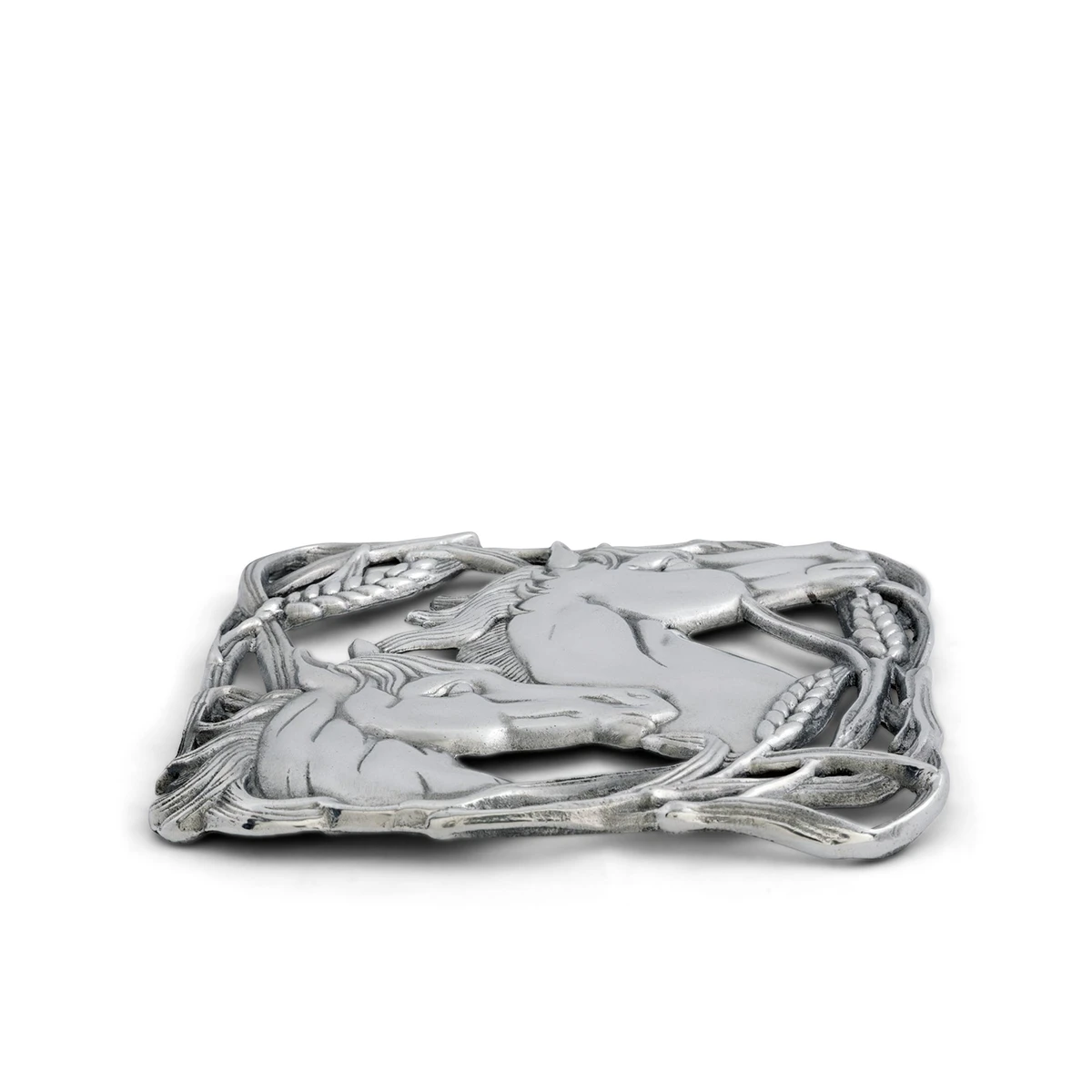 Arthur Court Equestrian Trivet - Horse With Wheat 4 Arthur Court Equestrian Trivet - Horse With Wheat - Image 2