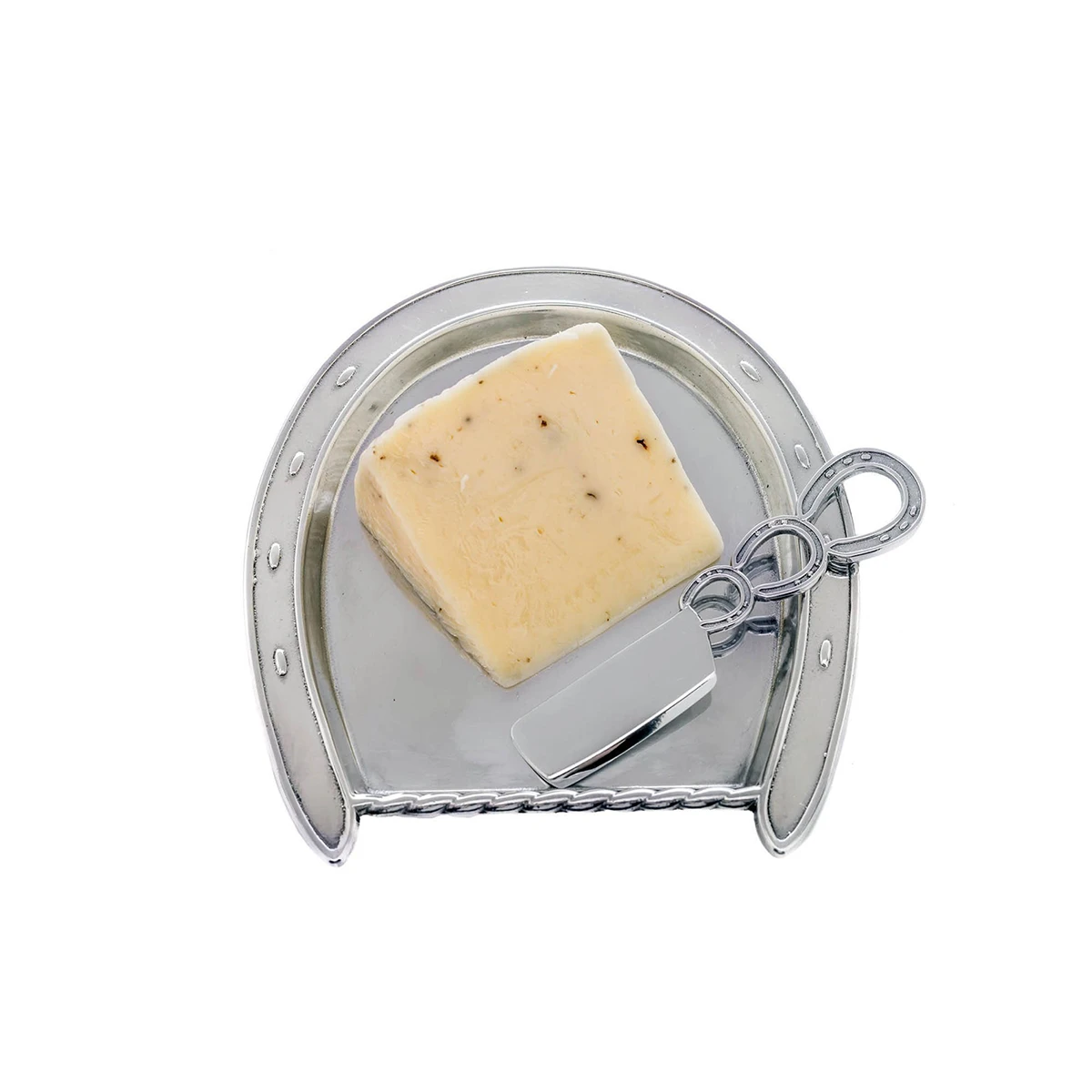 Arthur Court Equestrian Plate With Server - Horseshoe 4 Arthur Court Equestrian Plate With Server - Horseshoe - Image 2