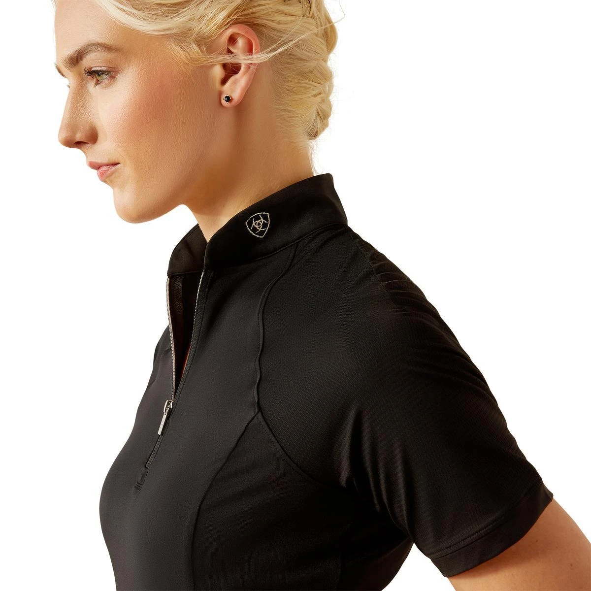 Ariat Women's Soquel 1/4 Zip Short Sleeve Baselayer 4 Ariat Women's Soquel 1/4 Zip Short Sleeve Baselayer - Image 2