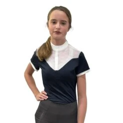 LeMieux Emily Short Sleeve Show Shirt -Farm House Tack Store 08e19f48012b191f3317056fd9df5c75