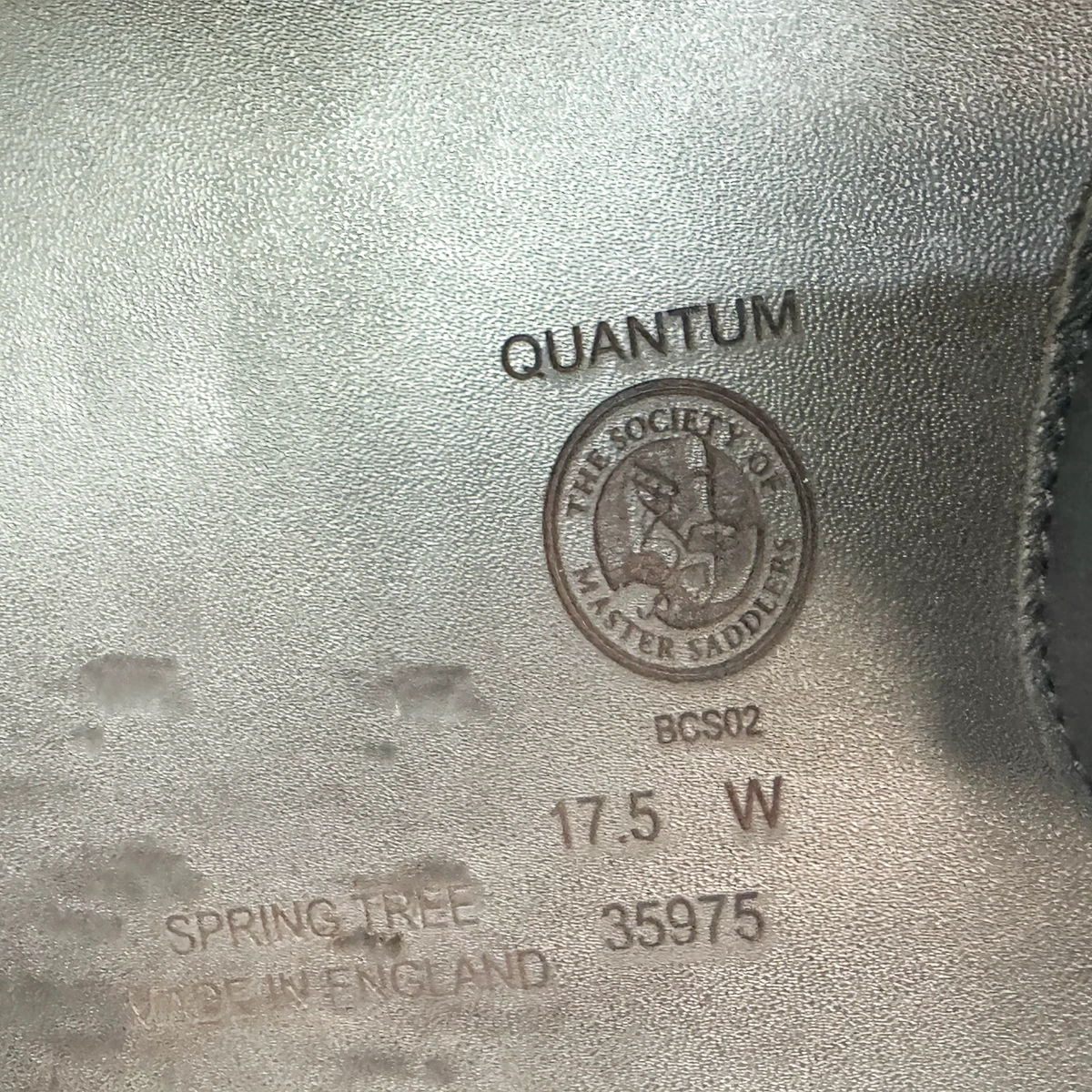 Black Country Quantum 17.5" Used Close Contact Saddle 7 Black Country Quantum 17.5" Used Close Contact Saddle - Image 5