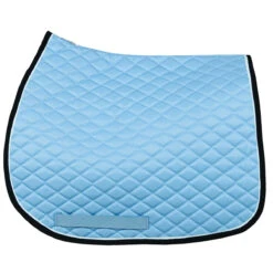 TuffRider Basic All Purpose Pad With Trim And Piping 35 TuffRider Basic All Purpose Pad With Trim And Piping -Farm House Tack Store 100558 JPC TuffRider.Basic .AllPurpose.Saddle.Pad .Trim Piping LightBlue.Navy .White