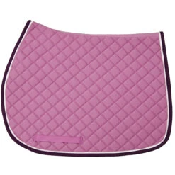 TuffRider Basic All Purpose Pad With Trim And Piping 34 TuffRider Basic All Purpose Pad With Trim And Piping -Farm House Tack Store 100558 JPC TuffRider.Basic .AllPurpose.Saddle.Pad .Trim Piping Lilac.Purple.White