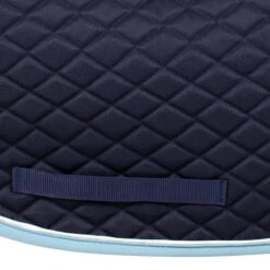 TuffRider Basic All Purpose Pad With Trim And Piping 21 TuffRider Basic All Purpose Pad With Trim And Piping -Farm House Tack Store 100558 JPC TuffRider.Basic .AllPurpose.Saddle.Pad .Trim Piping Navy.LightBlue.White GirthStrap