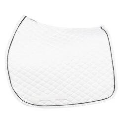TuffRider Basic All Purpose Pad With Trim And Piping 27 TuffRider Basic All Purpose Pad With Trim And Piping -Farm House Tack Store 100558 JPC TuffRider.Basic .AllPurpose.Saddle.Pad .Trim Piping White.White .Black