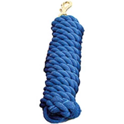 Cotton Lead Rope -Farm House Tack Store 10186 Jacks Cotton.Lead .Rope Royal