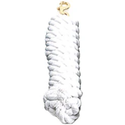 Cotton Lead Rope -Farm House Tack Store 10186 Jacks Cotton.Lead .Rope White