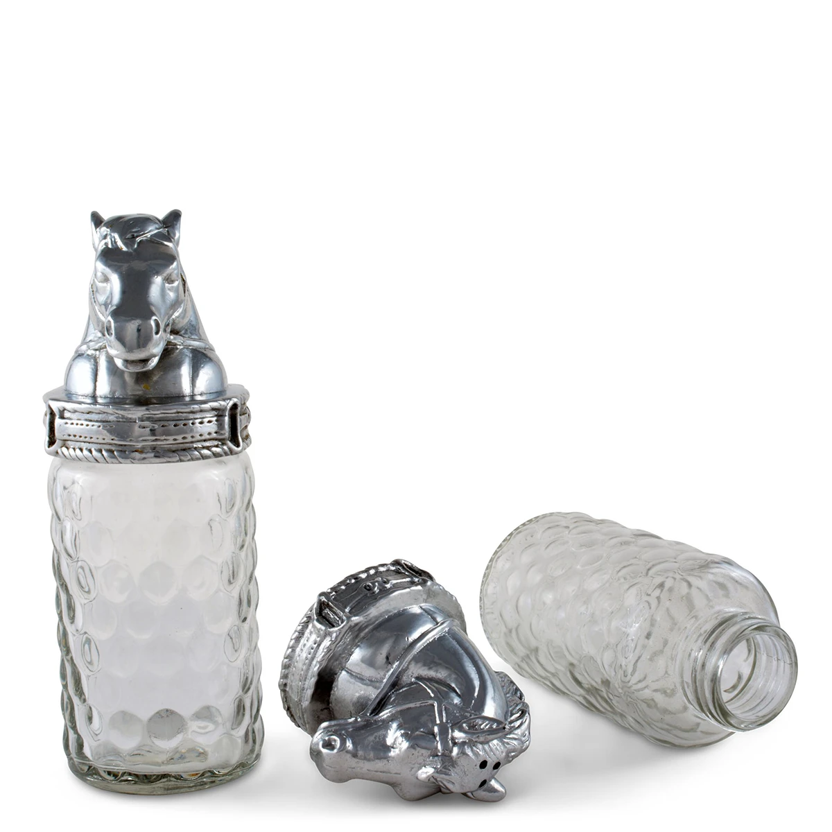 Arthur Court Salt And Pepper Set - Horse Head 4 Arthur Court Salt And Pepper Set - Horse Head - Image 2