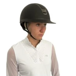 Samshield 2.0 Miss Shield Shadowmatt 5 Crystal Helmet -Farm House Tack Store 111311e0a0efda7c9178ea6ec087f242