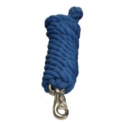 Cotton Lead Rope With Bull Snap -Farm House Tack Store 1289 Jacks Cotton.Lead .Rope .With .Bull .Snap Royal