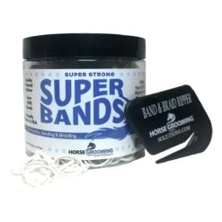 Super Bands Braiding Bands -Farm House Tack Store 13446 RJMatthews Super.Bands White