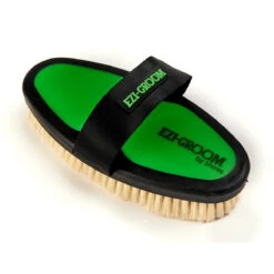 EZI-GROOM Grip Body Brush With Goat Hair 13 EZI-GROOM Grip Body Brush With Goat Hair -Farm House Tack Store 1399 Shires Ezi.Groom .Body .Brush Lime.Green