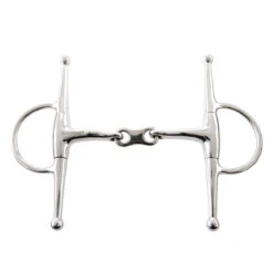 Weatherbeeta Korsteel Stainless Steel French Link Full Cheek Snaffle Bit