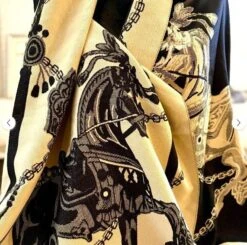 Black Stallion Designs - Pashmina Shawl -Farm House Tack Store 140f1cce3b506fdb286d515acc700f73