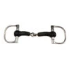Weatherbeeta JP Korsteel Rubber Mouth Jointed Dee Ring Snaffle Bit -Farm House Tack Store 144233 WB JPK Rub.Mouth .D.Snaffle