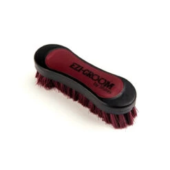 EZI-GROOM Grip Face Brush 12 EZI-GROOM Grip Face Brush -Farm House Tack Store 1485 Shires Ezi.Groom .Grip .Face .Brush Burgundy