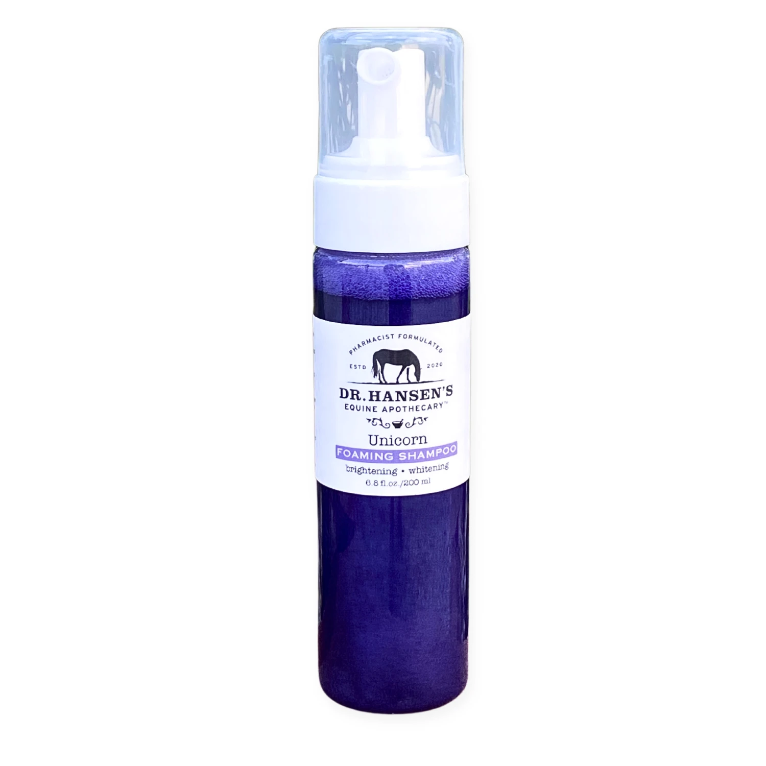 Dr. Hansen's Equine Apothecary Unicorn Foaming Shampoo 3 Dr. Hansen's Equine Apothecary Unicorn Foaming Shampoo