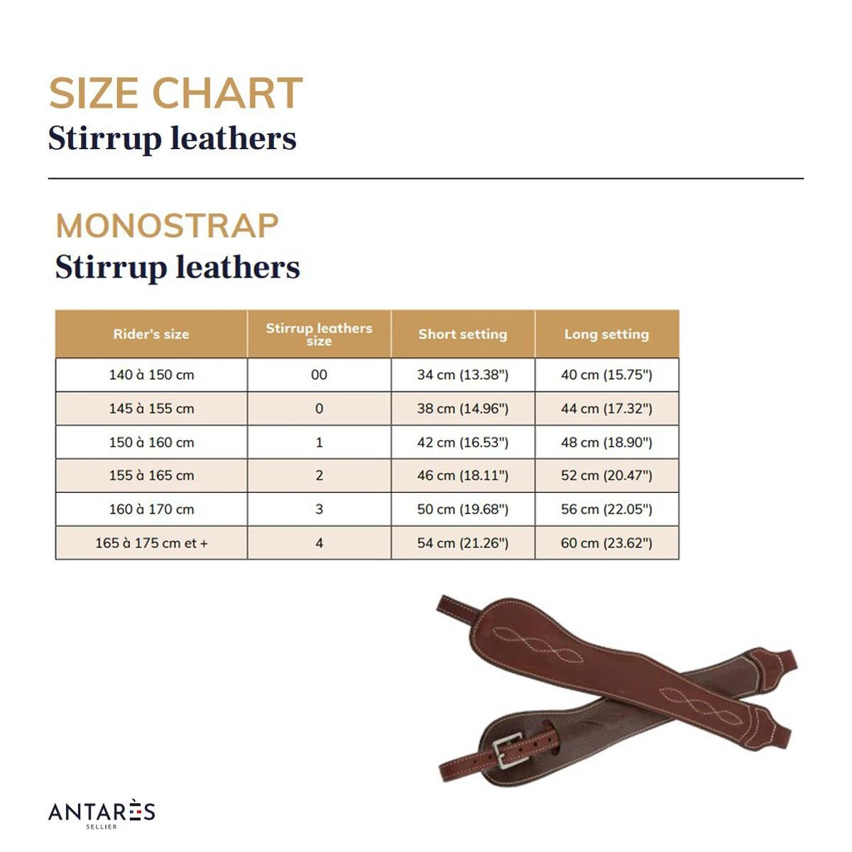 Antares Signature Monostrap Stirrup Leathers 4 Antares Signature Monostrap Stirrup Leathers - Image 2