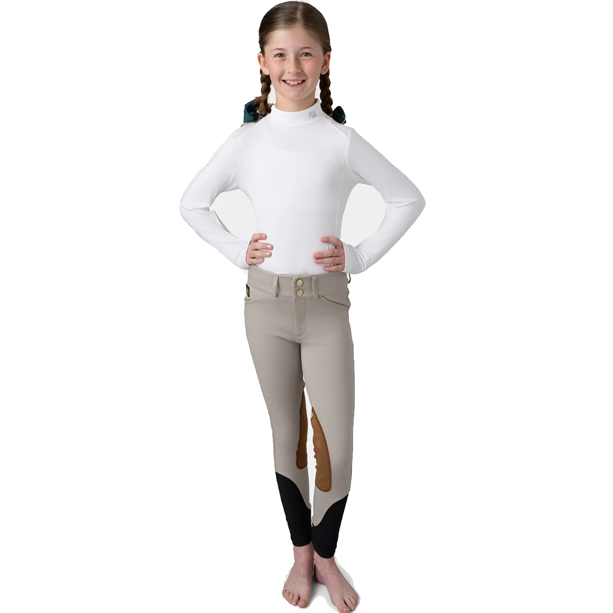 AP Hassinger Junior Heritage Knee Patch Breeches 6 AP Hassinger Junior Heritage Knee Patch Breeches - Image 4