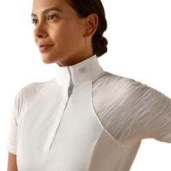 Ariat Women's Aptos Vent 2.0 Short Sleeve Show Shirt -Farm House Tack Store 1dd21bedecff80d3adb91393ea020487