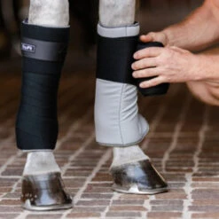 EquiFit Standing Bandage 12 EquiFit Standing Bandage -Farm House Tack Store 20008 Equifit Stand.Bandg Black Lifestyle.Front