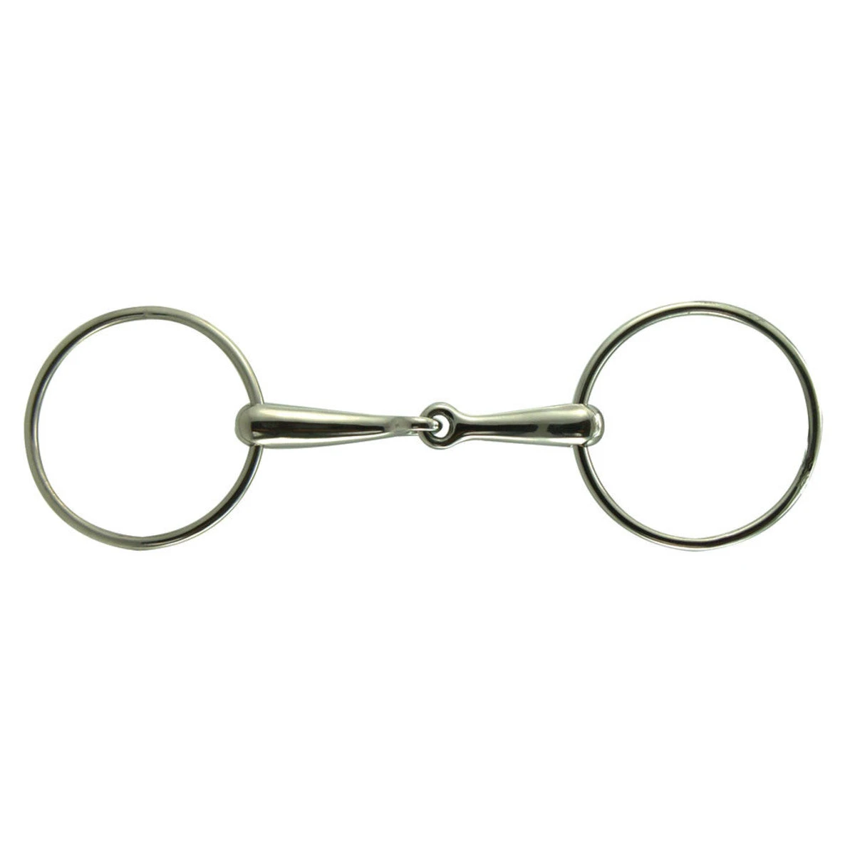 Coronet Loose Ring Solid Mouth Race Snaffle Bit 3 Coronet Loose Ring Solid Mouth Race Snaffle Bit