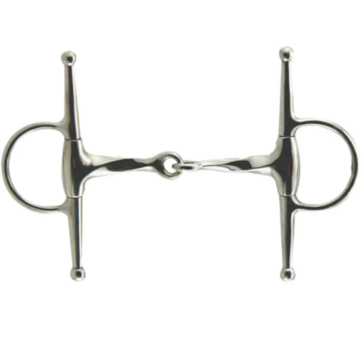 Coronet Full Cheek Slow Twist Stainless Steel Eggbutt Bit 3 Coronet Full Cheek Slow Twist Stainless Steel Eggbutt Bit