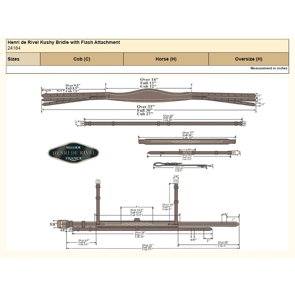 HDR Kushy Bridle With Detachable Flash 5 HDR Kushy Bridle With Detachable Flash - Image 3
