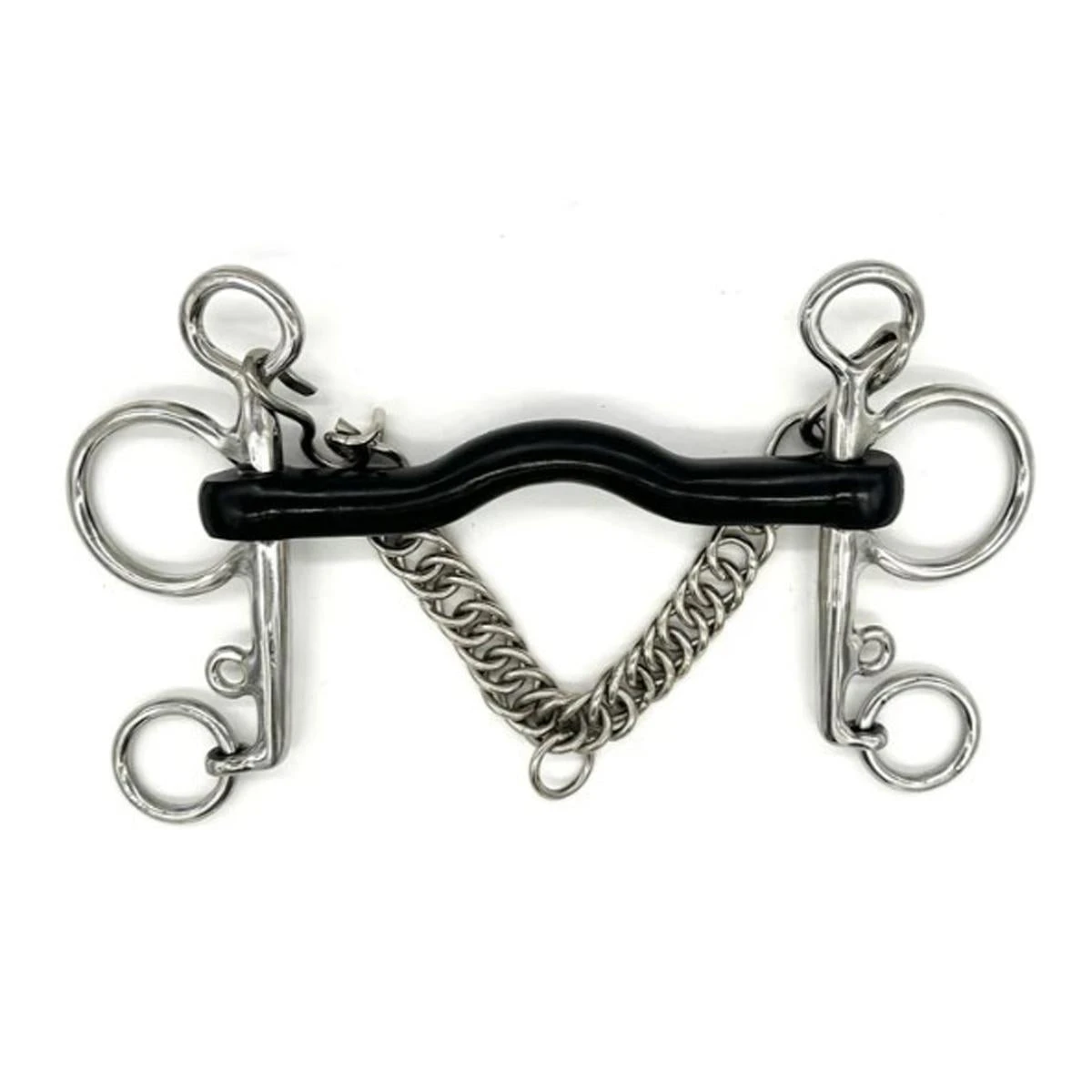 AJR Vulcanite Port Pelham Bit 3 AJR Vulcanite Port Pelham Bit