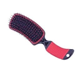 Curved Mane Brush -Farm House Tack Store 246073 Partrade.Curved.Mane .Brush Red