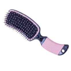 Curved Mane Brush -Farm House Tack Store 246077 Partrade.Curved.Mane .Brush Pink