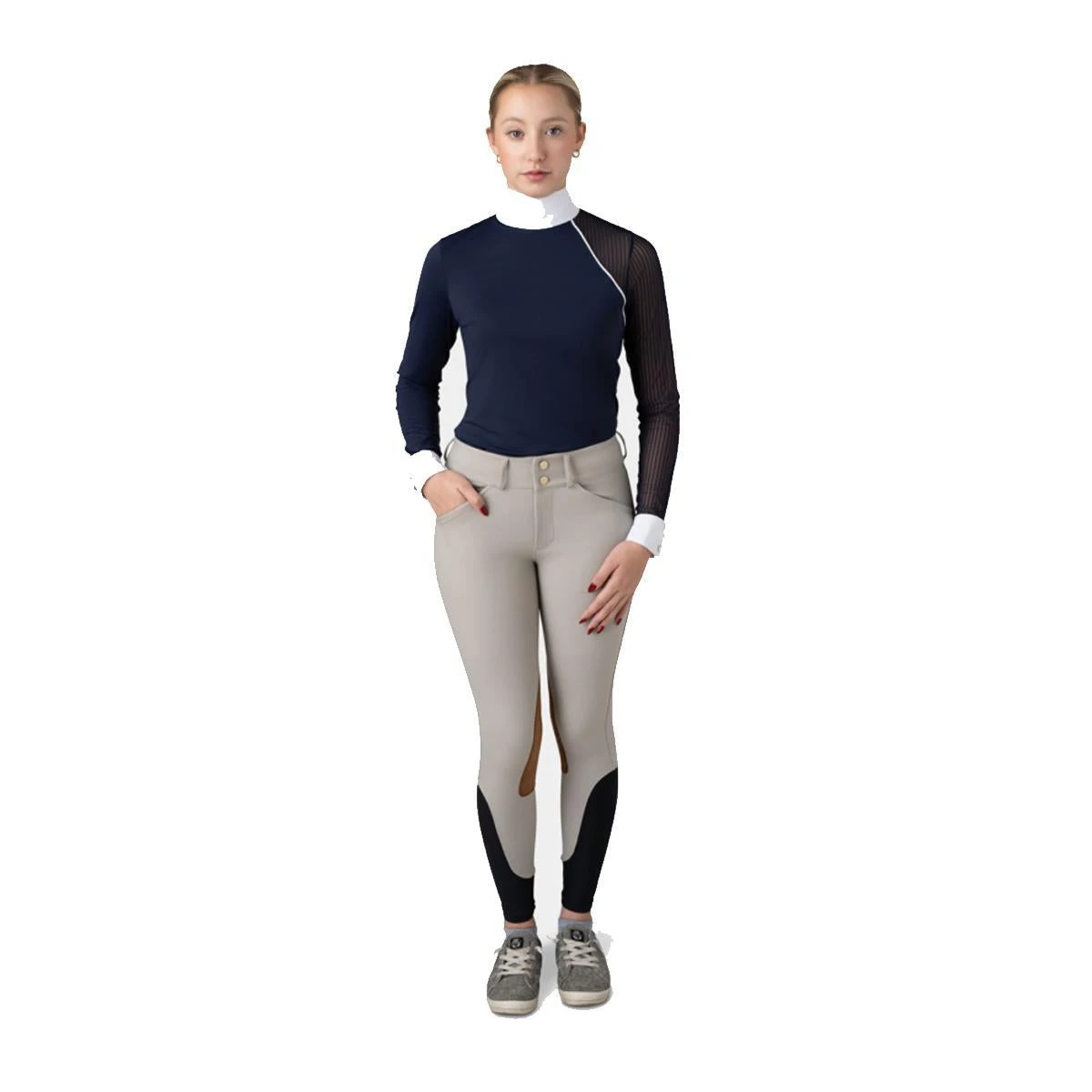 AP Hassinger Womens Heritage Knee Patch Breeches 8 AP Hassinger Womens Heritage Knee Patch Breeches - Image 6