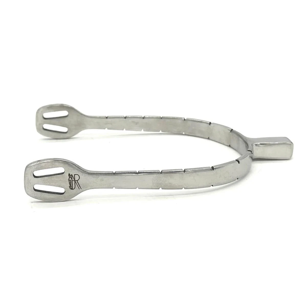 AJR Stainless Steel Square End Spurs (Block Design) 4 AJR Stainless Steel Square End Spurs (Block Design) - Image 2