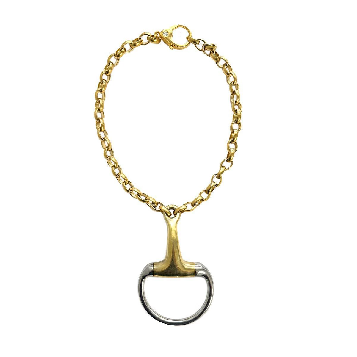 V2 Designs Eggbutt Snaffle Necklace 3 V2 Designs Eggbutt Snaffle Necklace