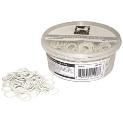 Braiding Bands - 800 Count -Farm House Tack Store 368 Jacks Braiding.Bands .800Pack White