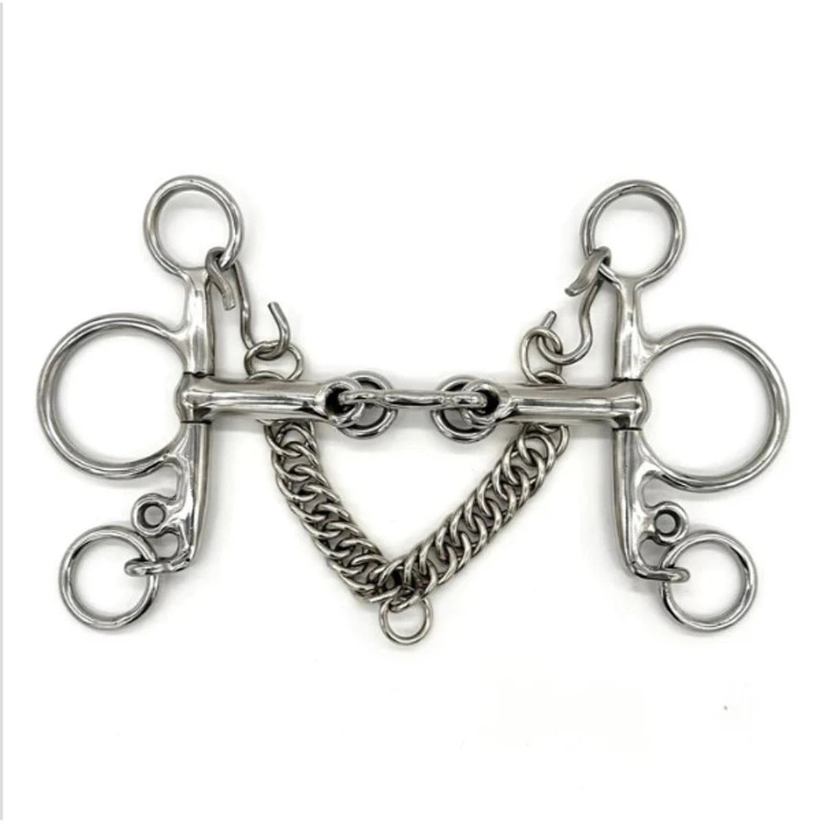 AJR Optimum Control Dog Bone Smooth Locking Pelham Bit 3 AJR Optimum Control Dog Bone Smooth Locking Pelham Bit