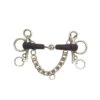 Centaur Stainless Steel Rubber Mouth Tom Thumb Pelham Bit -Farm House Tack Store 405028 ERS Centaur SS.Rubber.Mouth .Tom .Thumb .Pelham Front