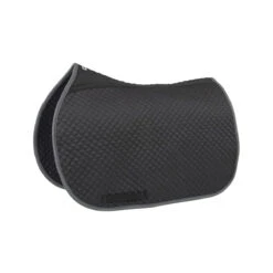 EquiFit Essential Square Pad With Color Trim 10 EquiFit Essential Square Pad With Color Trim -Farm House Tack Store 41220 Equi.Fit Essential.Square Black.With .Grey
