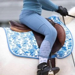 Dapplebay Equestrian Toile Pony Saddle Pad 10 Dapplebay Equestrian Toile Pony Saddle Pad -Farm House Tack Store 44bee383 7183 4c3e 9732 e79f0f95c087