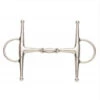 Ovation Elite Solid Stainless Steel Full Cheek Snaffle Bit 2 Ovation Elite Solid Stainless Steel Full Cheek Snaffle Bit -Farm House Tack Store 467396 ERS Ovation.Peanut.Link .SS .FC Bit Front