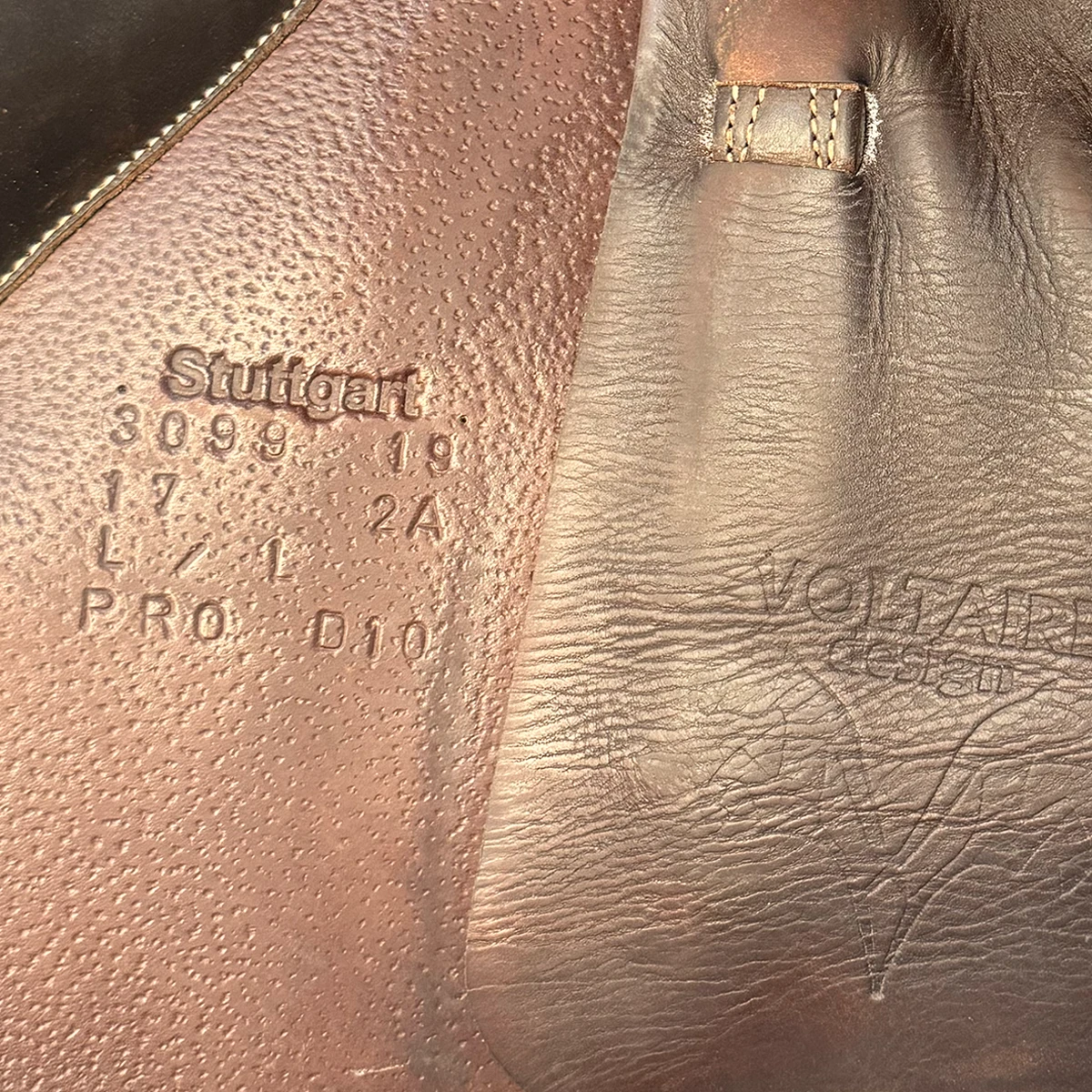 Voltaire Stuggart 17" Used Close Contact Saddle 6 Voltaire Stuggart 17" Used Close Contact Saddle - Image 4