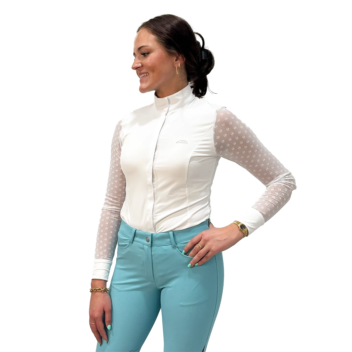 Equiline Women's Carrid Long Sleeve Show Shirt 10 Equiline Women's Carrid Long Sleeve Show Shirt - Image 8