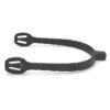 AJR Matte Black Square End Spurs (Block Design) 1 AJR Matte Black Square End Spurs (Block Design) -Farm House Tack Store 4cf51644 5a38 4af8 8782 2f3a55487c26