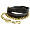 Walsh Fancy Stitch Lead With Chain 1 Walsh Fancy Stitch Lead With Chain -Farm House Tack Store 58224 Walsh Fancy.Stitch.Lead