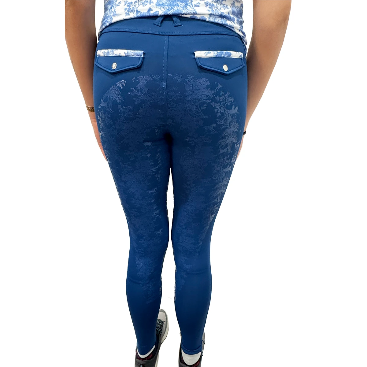 Dapplebay Equestrian Toile Essential Full Grip Tights 13 Dapplebay Equestrian Toile Essential Full Grip Tights - Image 11