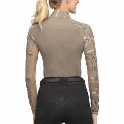 Kastel Long Sleeve Belts Print 1/4 Zip Shirt -Farm House Tack Store 5d3e440e 4f54 469a a9d0 8ad1f2454702