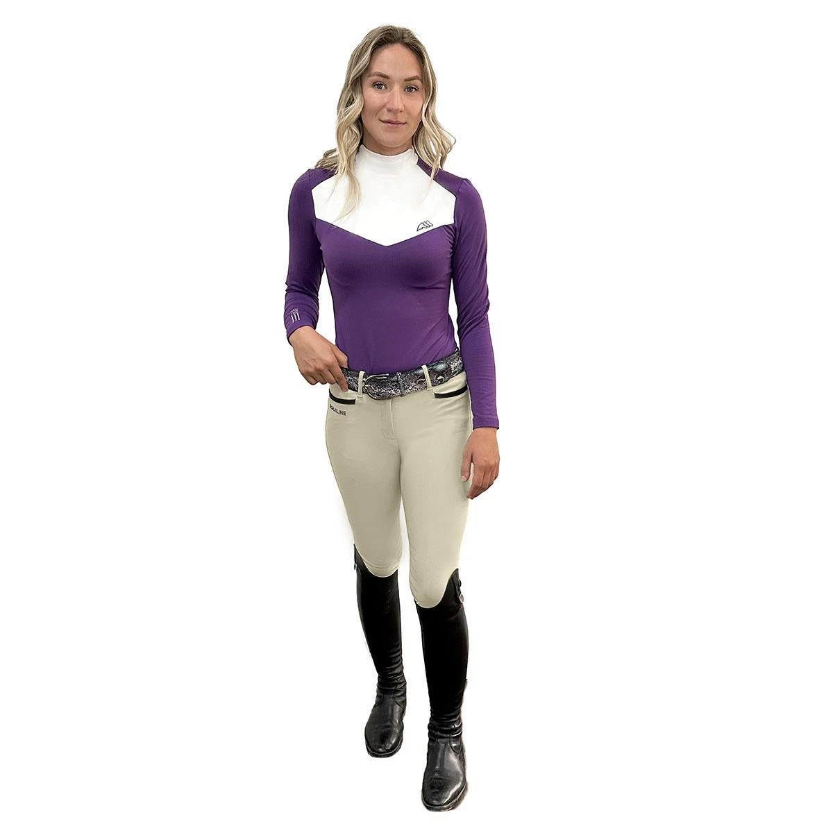 Equiline Women's Caspe Long Sleeve Competition Second Skin - Sale 4 Equiline Women's Caspe Long Sleeve Competition Second Skin - Sale - Image 2