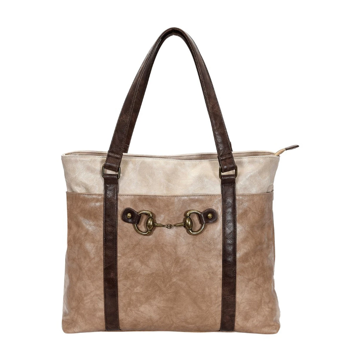AWST Int'l Colorblock Snaffle Bit Laptop Tote 3 AWST Int'l Colorblock Snaffle Bit Laptop Tote