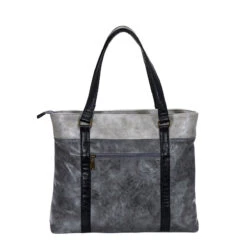 AWST Int'l Colorblock Snaffle Bit Laptop Tote 12 AWST Int'l Colorblock Snaffle Bit Laptop Tote -Farm House Tack Store 63055 JPC Laptop.Tote Grey Back